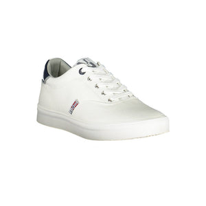 Weiß Polyester Männer Sneaker