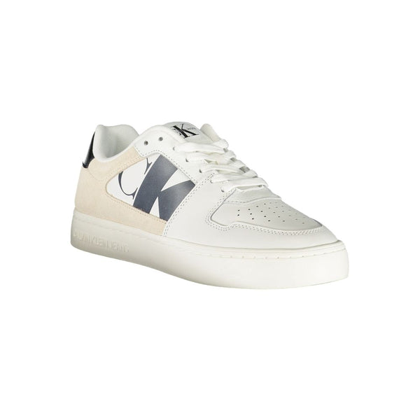 Sneaker aus weißem Polyester