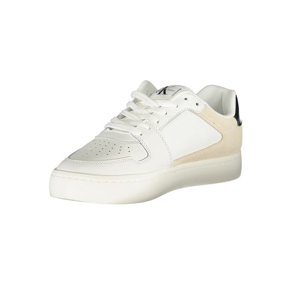 Sneaker aus weißem Polyester
