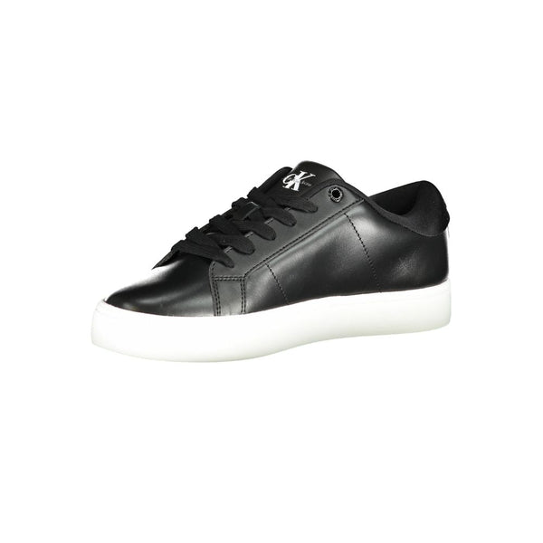 Schwarzer Polyethylen Damen Sneaker