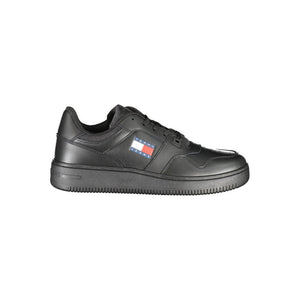 Schwarzer Polyester Sneaker
