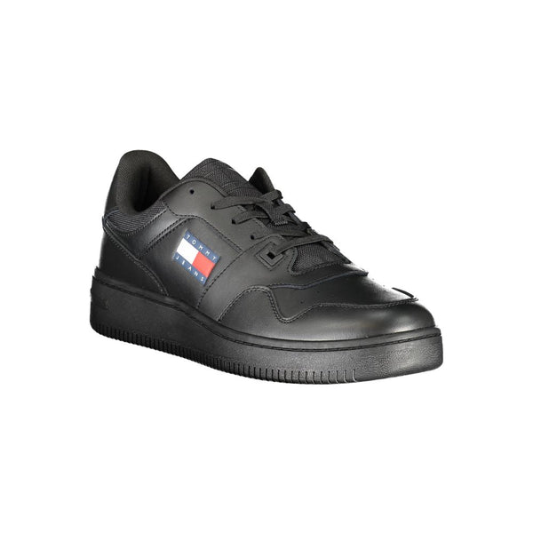 Schwarzer Polyester Sneaker