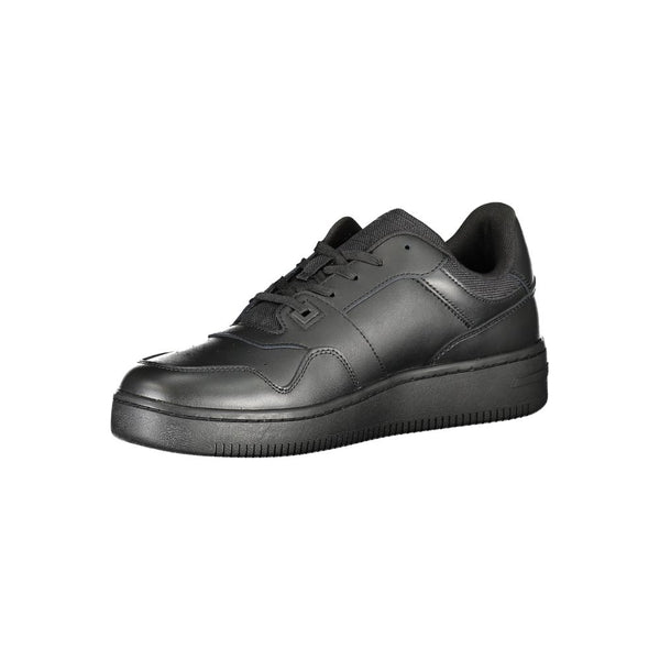 Schwarzer Polyester Sneaker