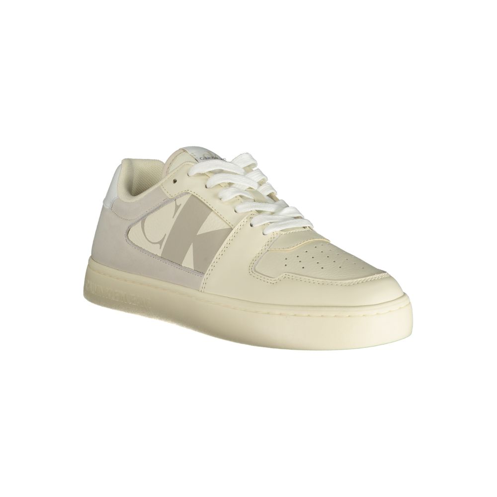 Weißes Polyethylen Herren Sneaker