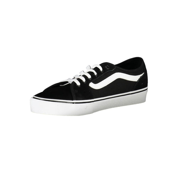 Schwarzer Polyester Sneaker