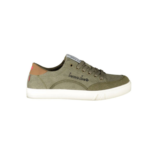 Grüner Polyester Sneaker