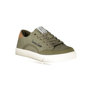 Grüner Polyester Sneaker
