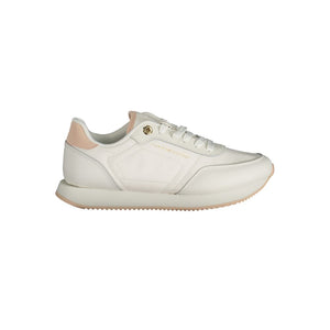 Sneaker aus weißem Polyester