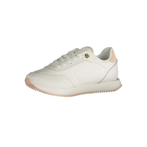 Sneaker aus weißem Polyester