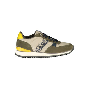 Elegante Sportliche Schnürschuhe in Beige