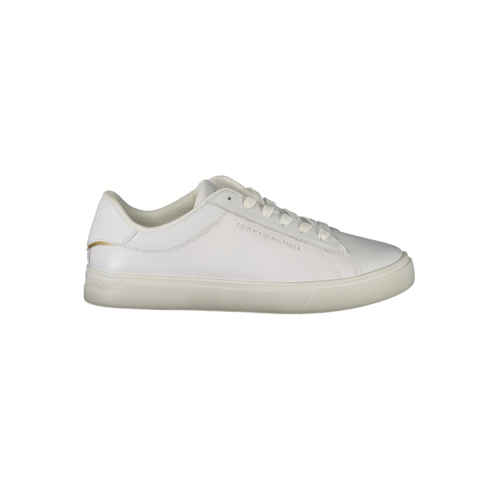 Weißes Polyethylen Damen Sneaker