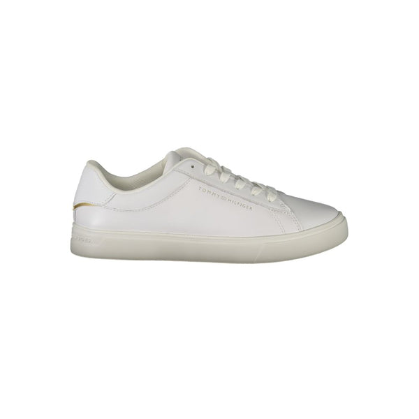 Weißes Polyethylen Damen Sneaker