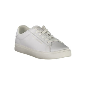 Weißes Polyethylen Damen Sneaker