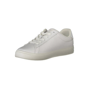 Weißes Polyethylen Damen Sneaker