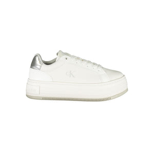 Weißes Leder Damen Sneaker