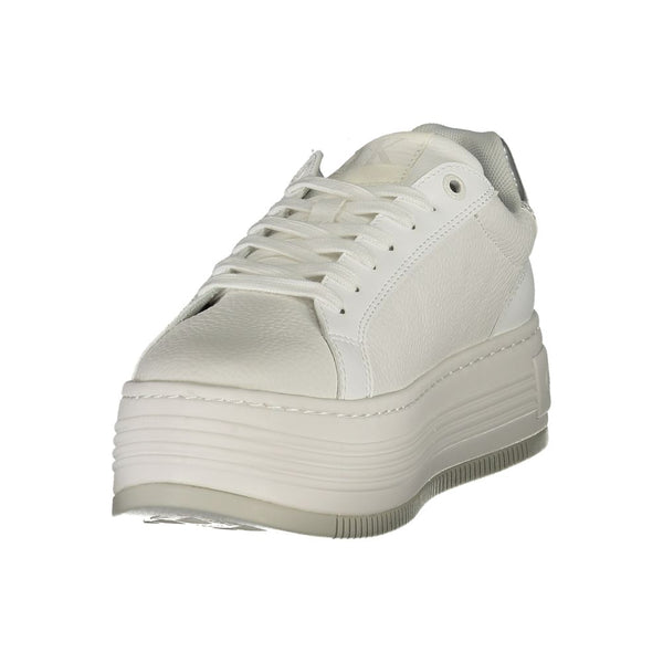 Weißes Leder Damen Sneaker