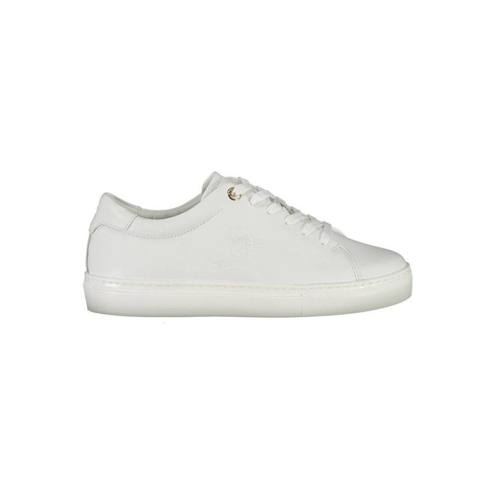 Weißes Leder Damen Sneaker