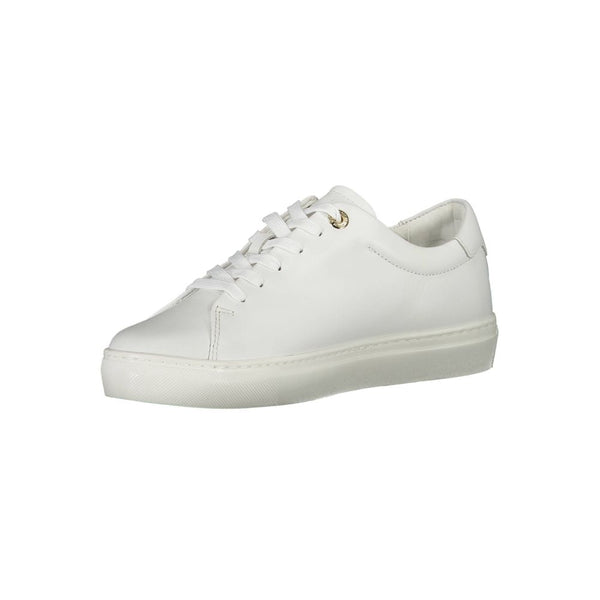 Weißes Leder Damen Sneaker