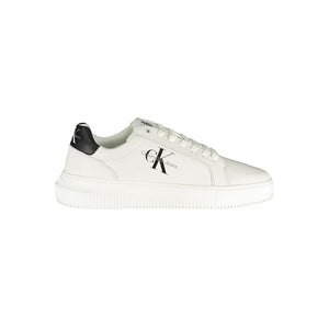 Raffinierte weiße Schnürsenkel-Sneakers