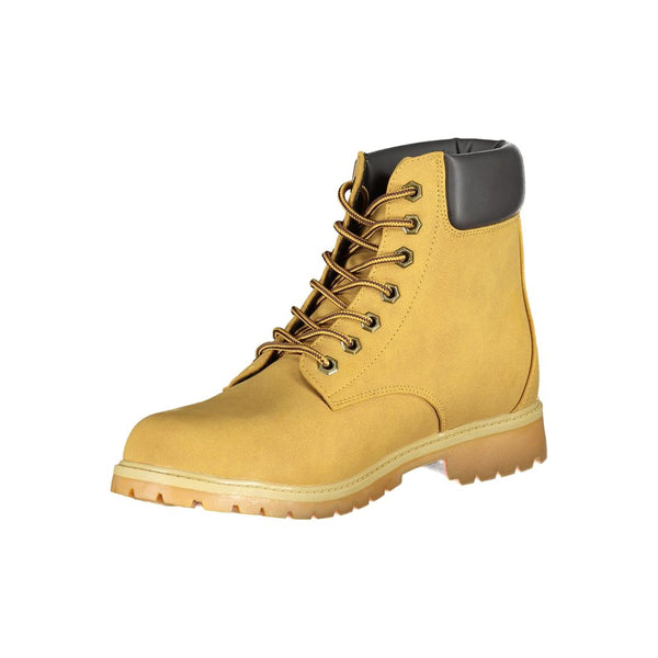 Gelber Polyester Herrenstiefel