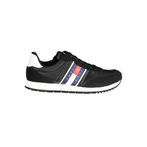 Schwarzer Polyester Sneaker
