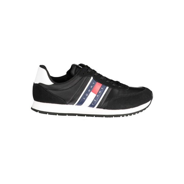 Schwarzer Polyester Sneaker