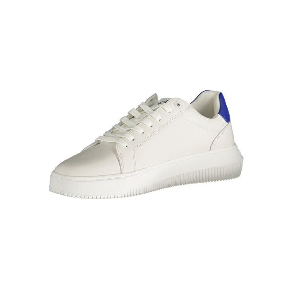 Sneaker aus weißem Polyester