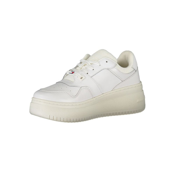 Weißes Leder Damen Sneaker