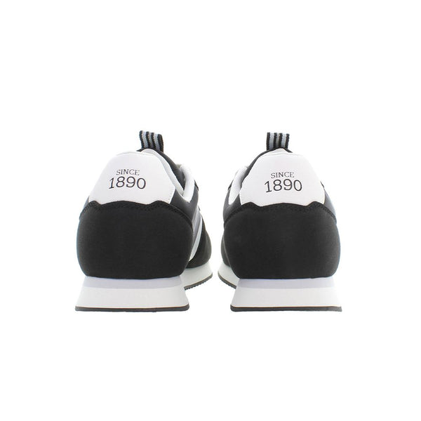 Schwarzer Polyester Herren Sneaker
