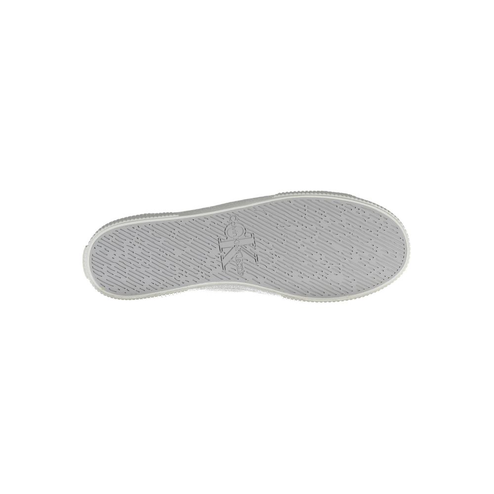 Weiß Polyester Männer Sneaker