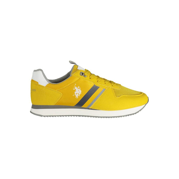 Gelber Polyester Herren Sneaker