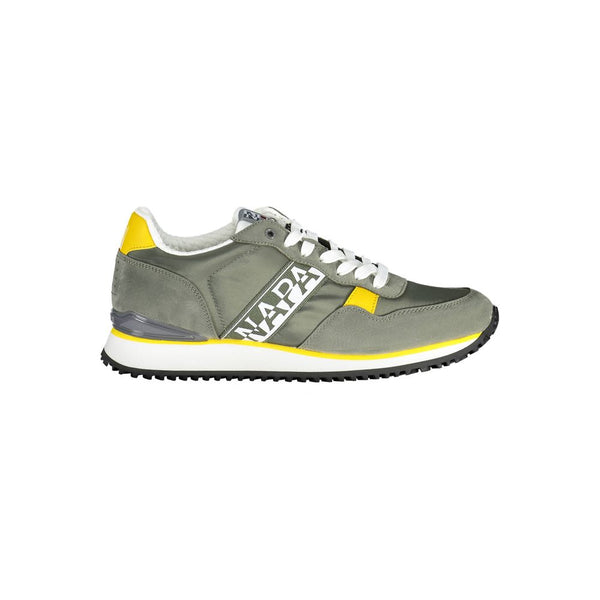 Grüner Polyester Herren Sneaker