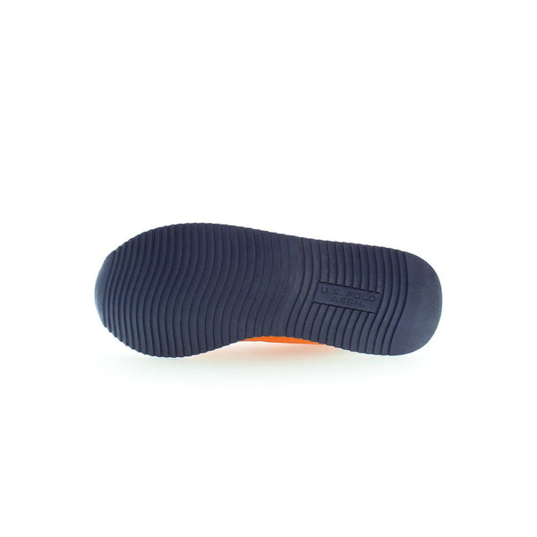 Orange Polyester Herren Sneaker