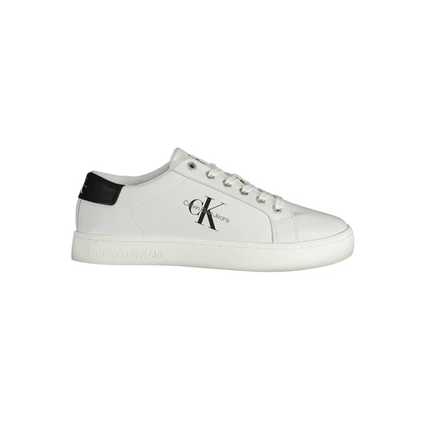 Weiß Recyceltes Polyester Herren Sneaker