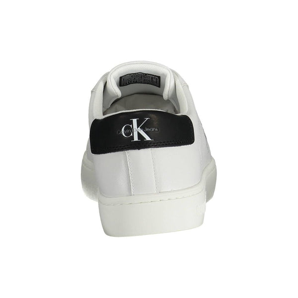 Weiß Recyceltes Polyester Herren Sneaker