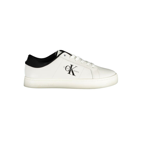 Sneaker aus weißem Polyester