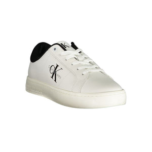 Sneaker aus weißem Polyester