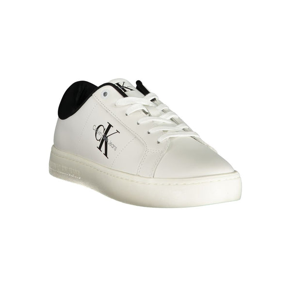 Sneaker aus weißem Polyester