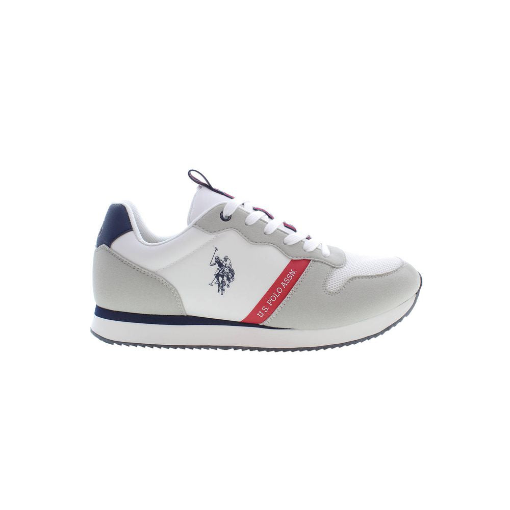 Weiß Polyester Männer Sneaker