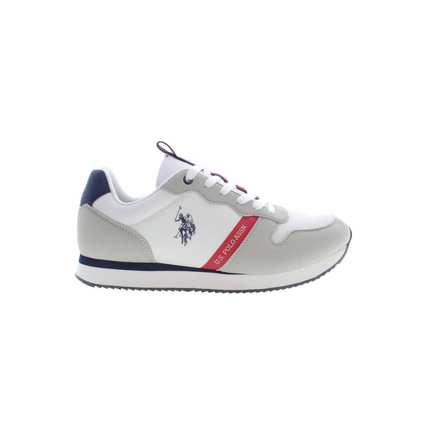 Weiß Polyester Männer Sneaker