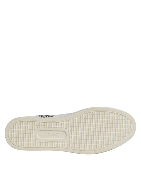 Weiß London Kalbsleder Männer Turnschuhe Schuhe