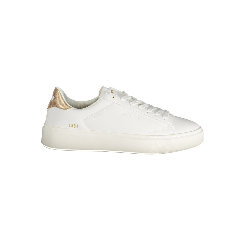Weißer Polyester Damen Sneaker