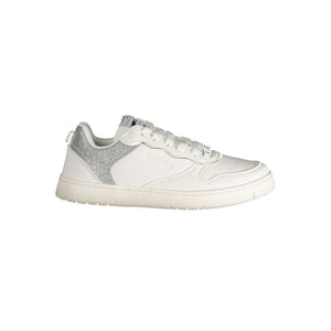 Weißer Polyester Damen Sneaker