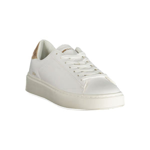 Weißer Polyester Damen Sneaker