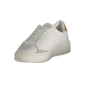 Weißer Polyester Damen Sneaker