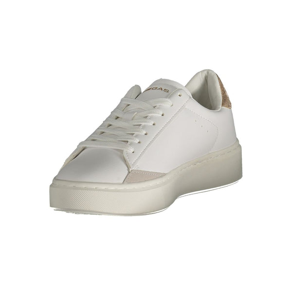 Weißer Polyester Damen Sneaker