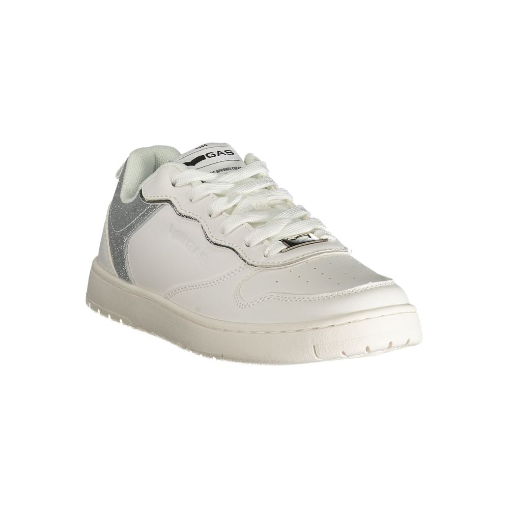 Weißer Polyester Damen Sneaker