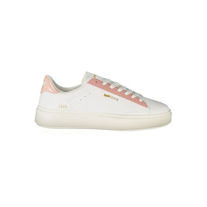 Weißer Polyester Damen Sneaker