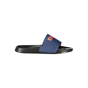 Schwarze Plastik-Herren-Sandale