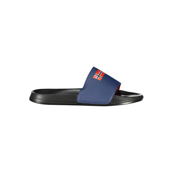 Schwarze Plastik-Herren-Sandale